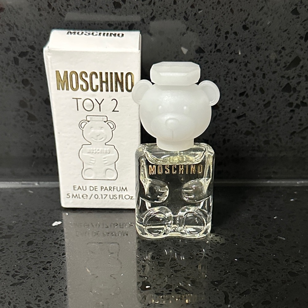 NEW Moschino Toy 2 Bear-Shaped Miniature Perfume 5 ML 0.17 FL OZ - Picture 1 of 1